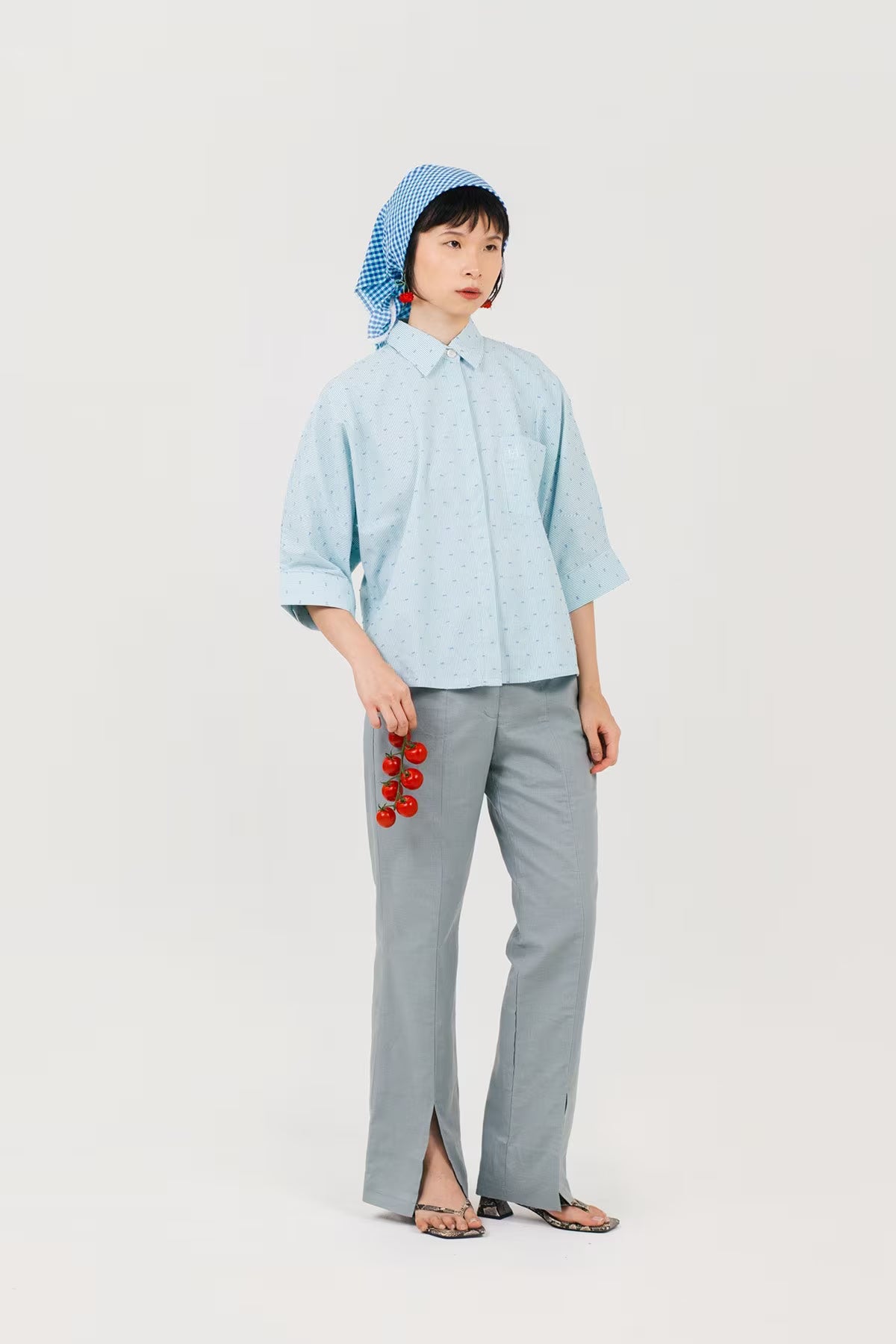 Marzipan Linen Pants Frosty Sage