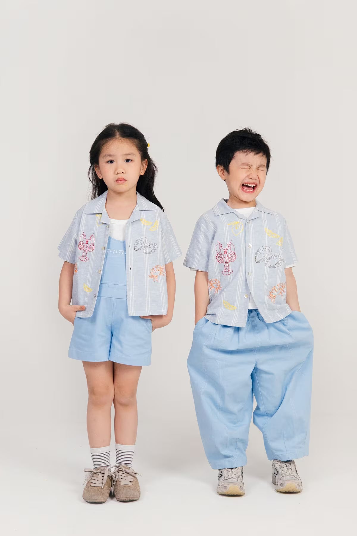 Ponza Petite Shirt Striped Blue