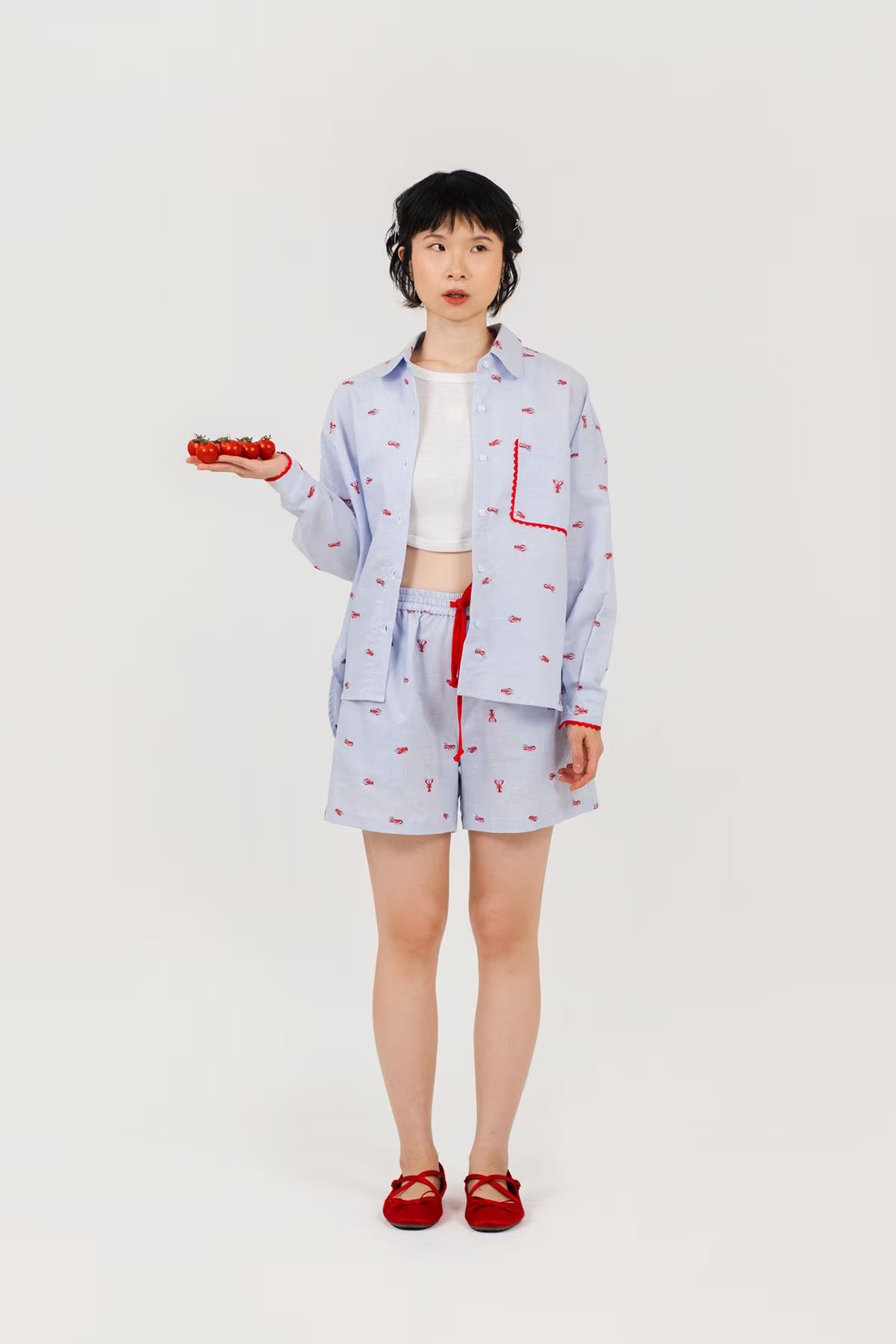 Zee Shirt / Shorts Blue Lobster