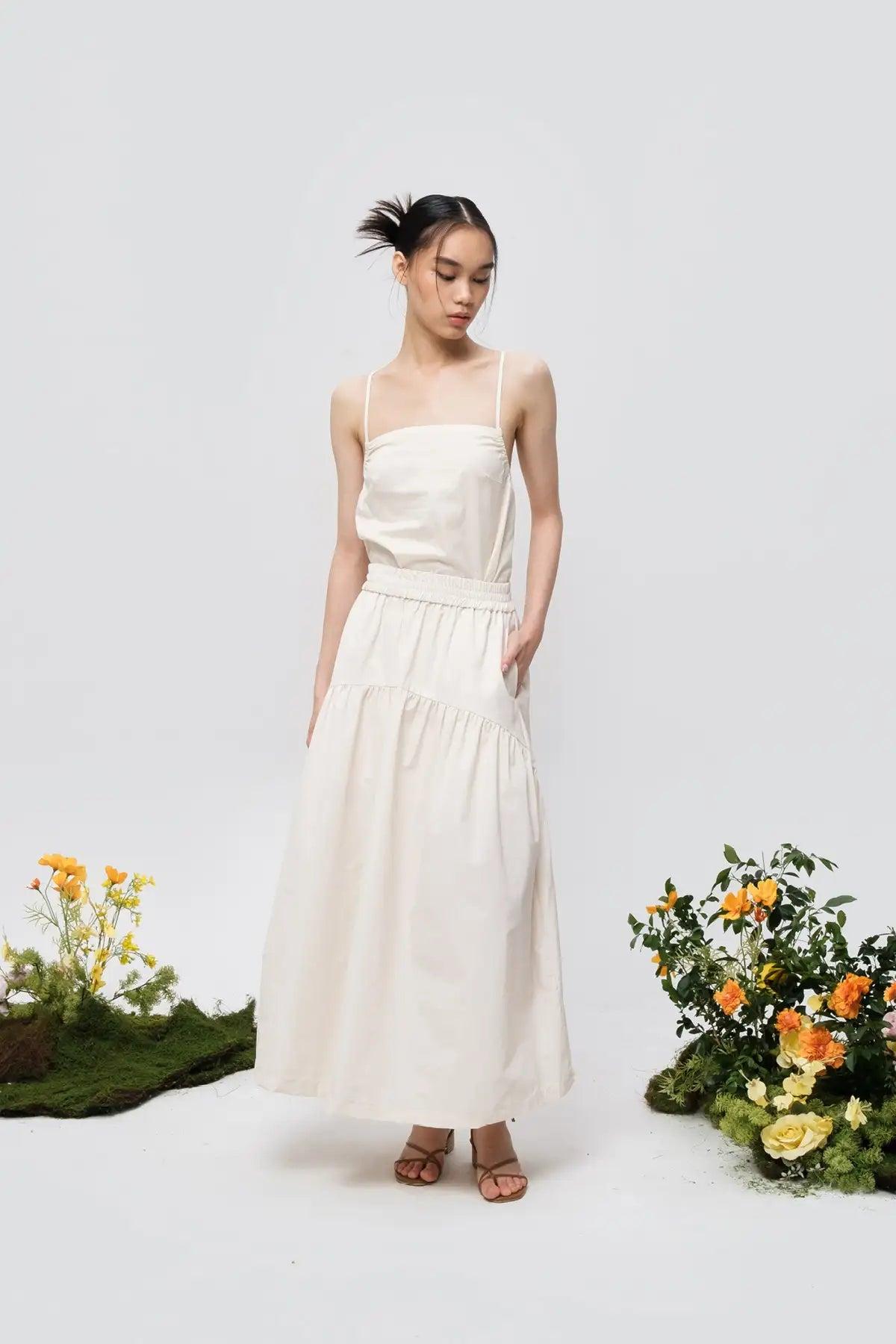 Ailee Skirt Ecru - EESOME
