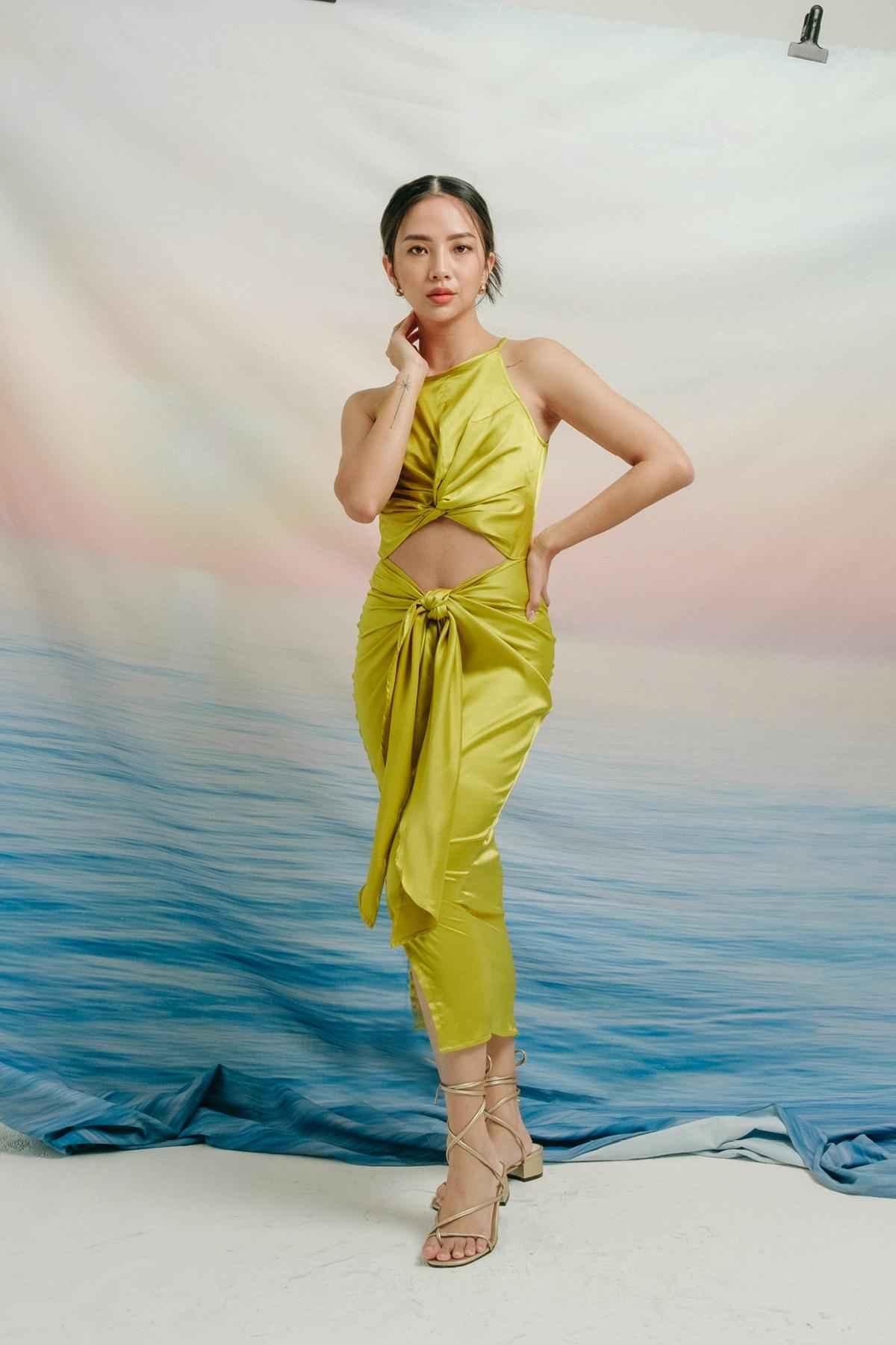 Alana Dress Lime - EESOME