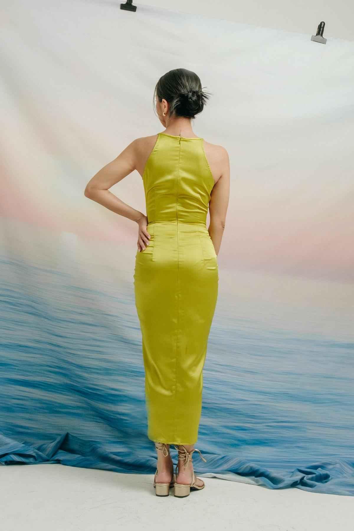 Alana Dress Lime - EESOME