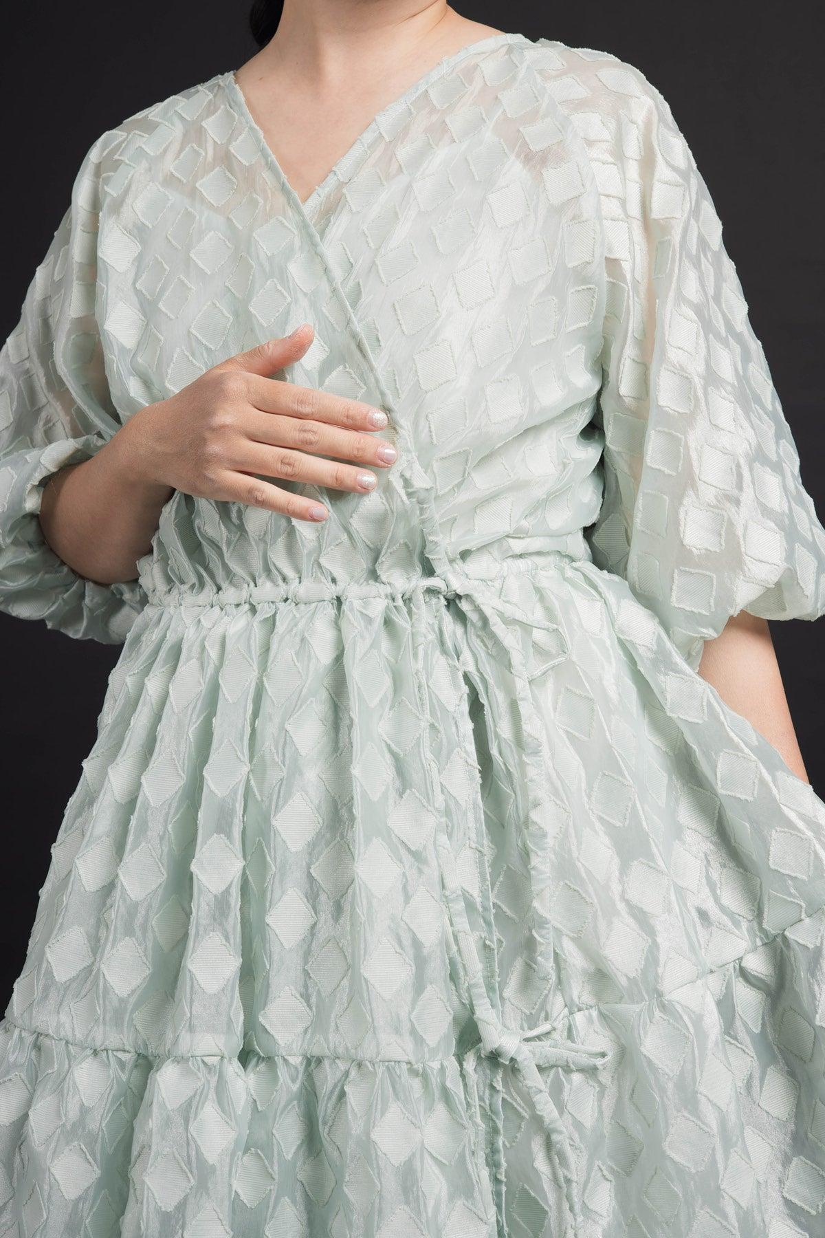 Alice Dress Mint Green - EESOME