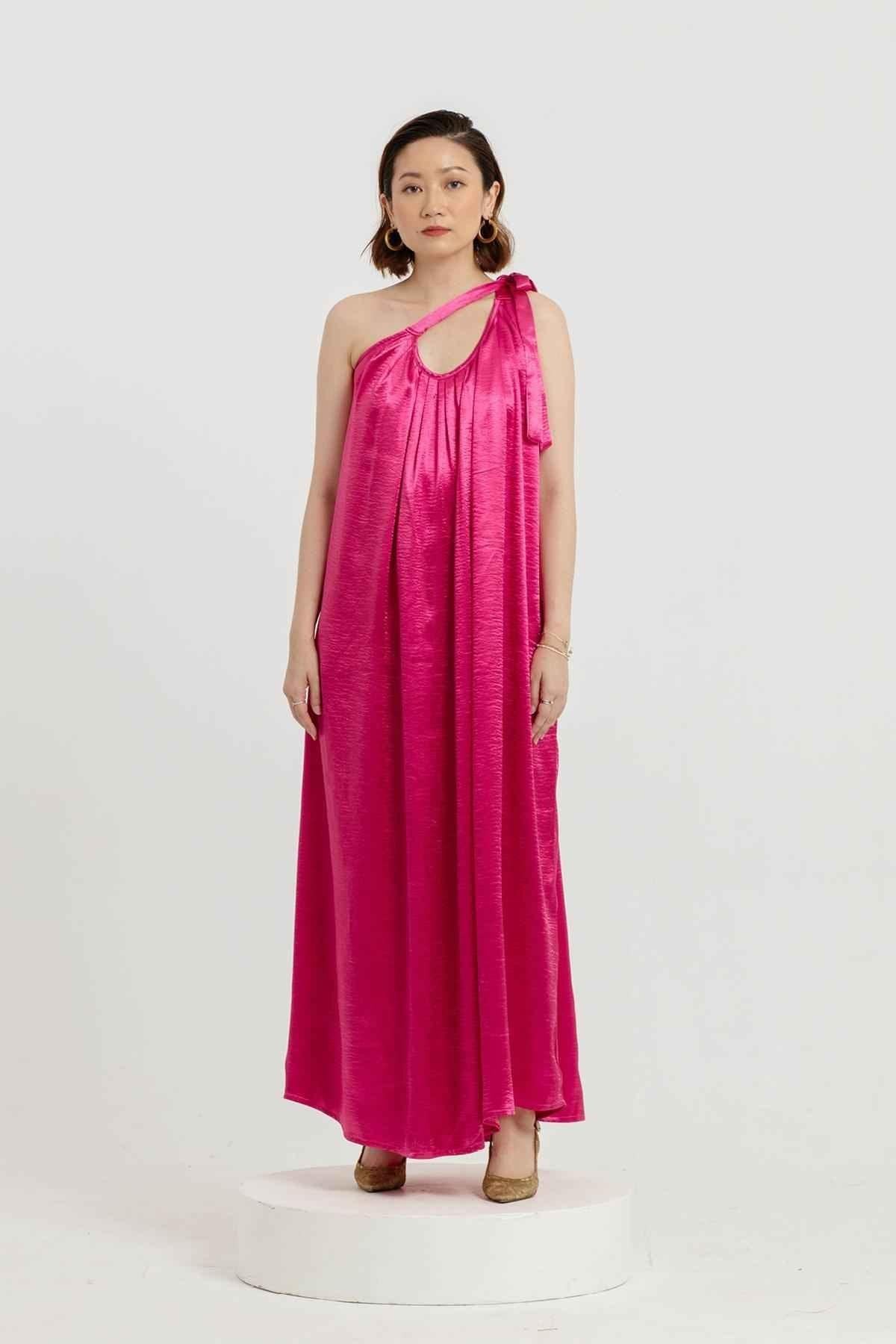 Gamma Dress Fuschia - EESOME