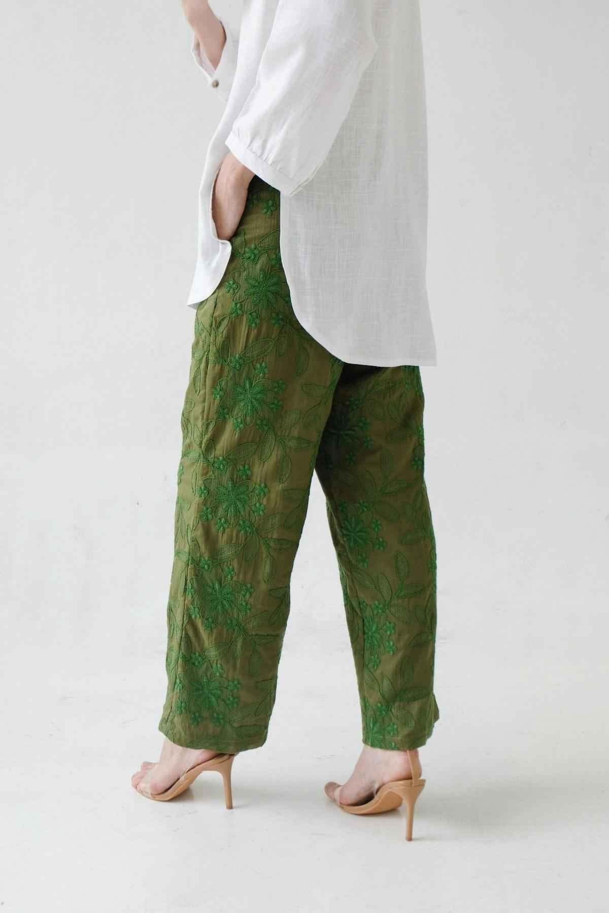 Isla Pants Green - EESOME
