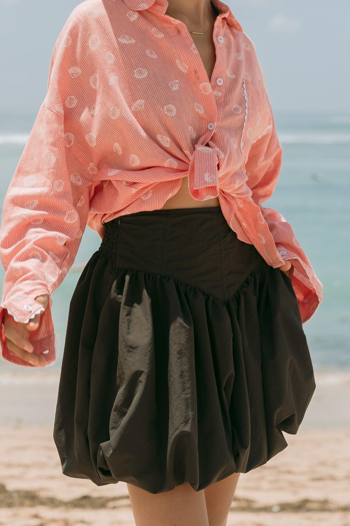 Molly Bubble Skirt Choco - EESOME