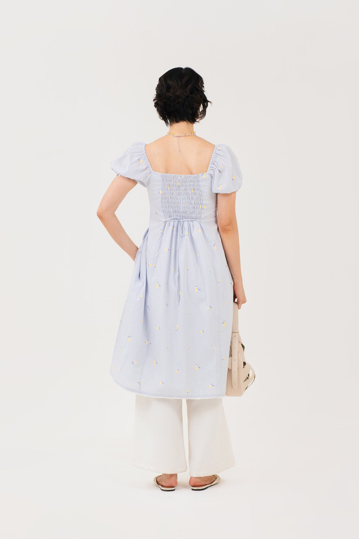 Marsha Palazzo Pants Off White