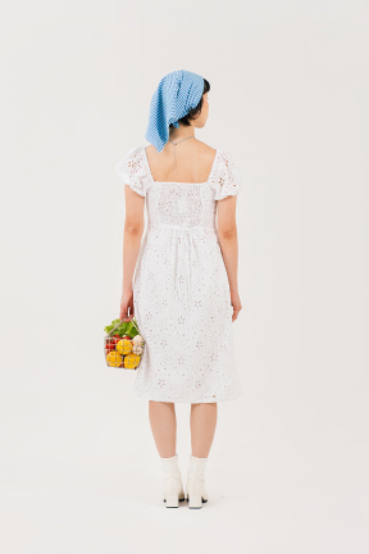Aria Dress White Eyelet