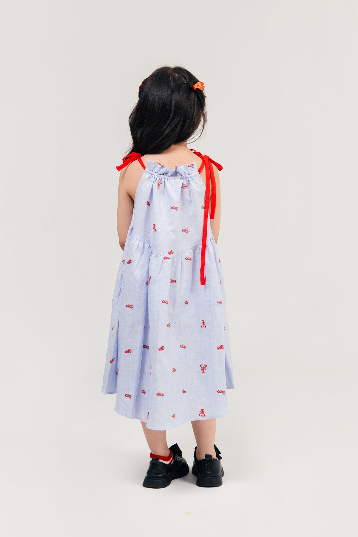 Bree Petite Dress Blue Lobster