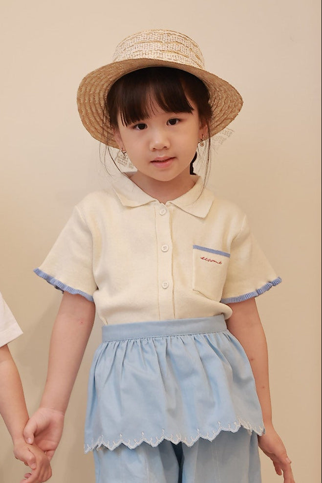 Casa Petite Knitted Top Vanilla-Sky