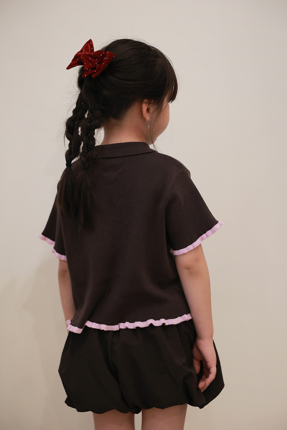 Casa Petite Knitted Top Walnut-Berry