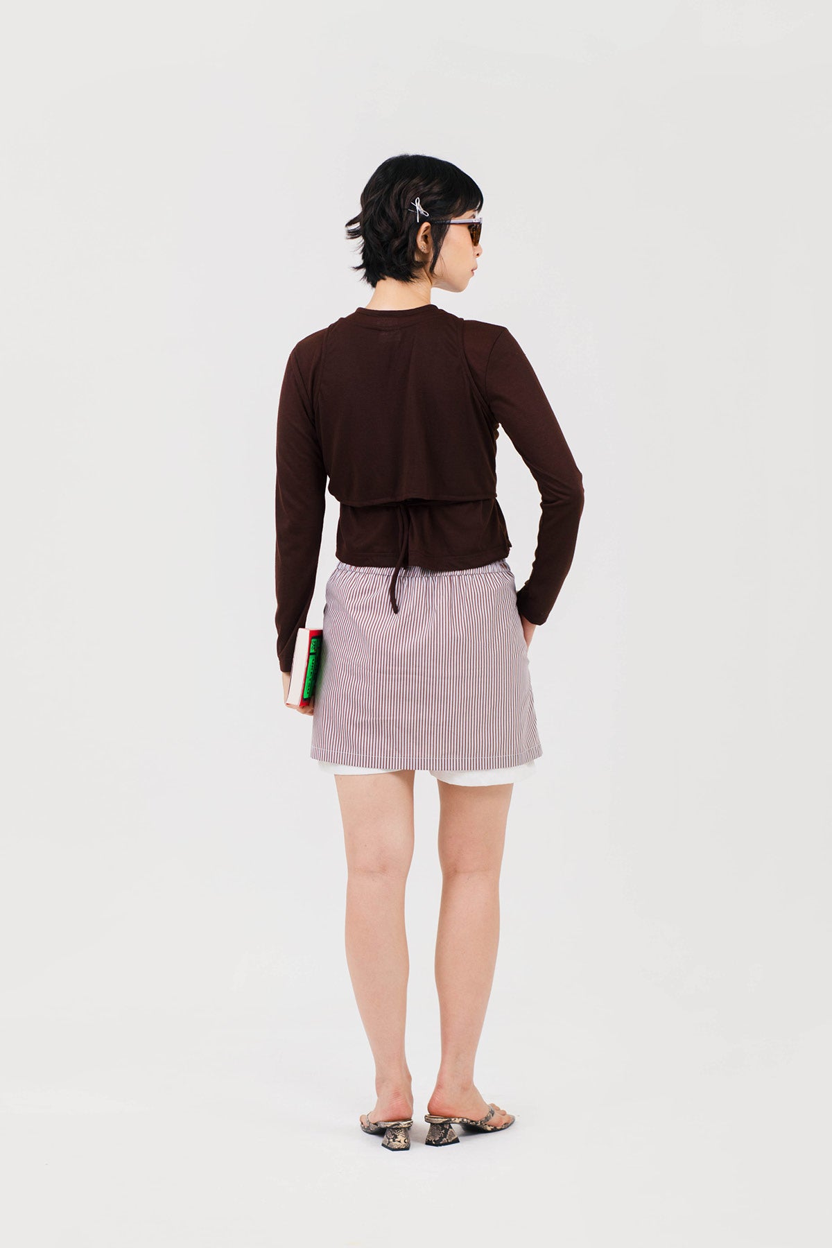 Dobby Layers Top Chocolate