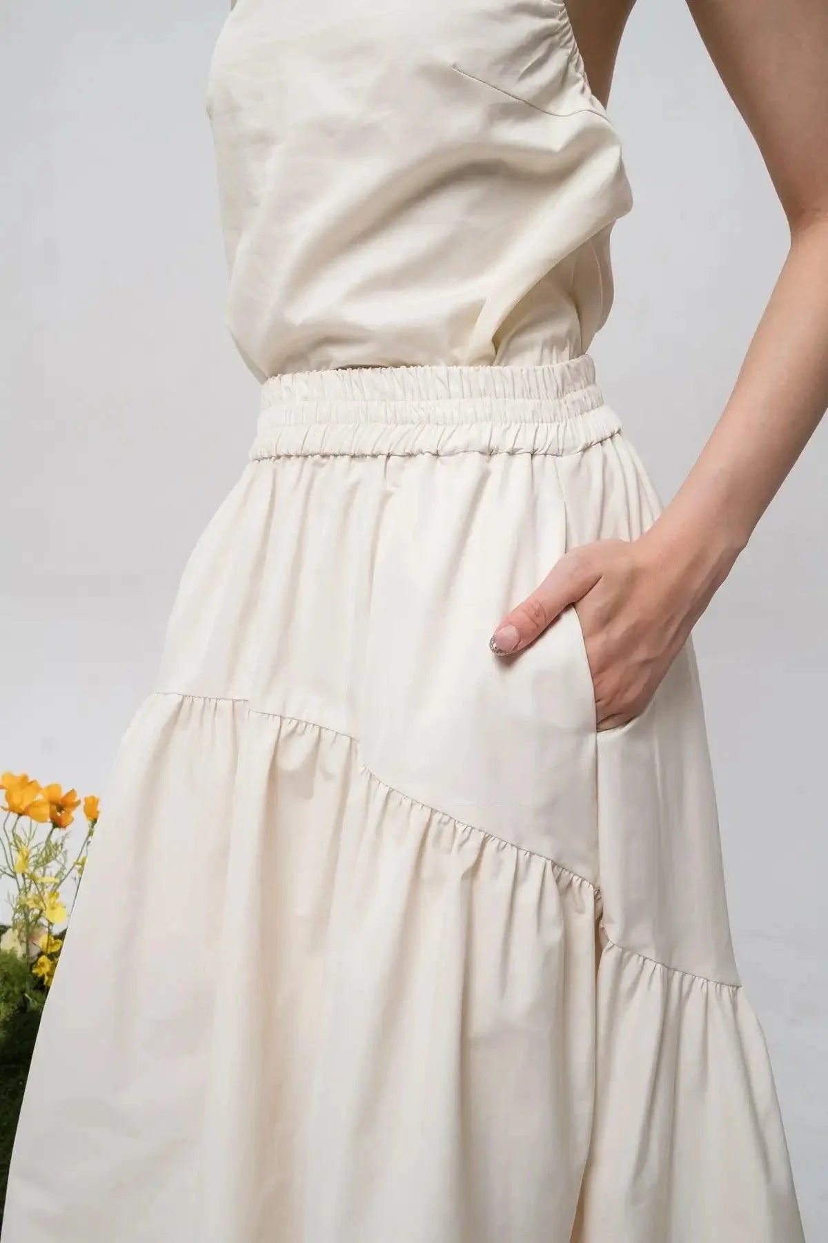 Ailee Skirt Ecru