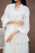 Amara Blouse Off White