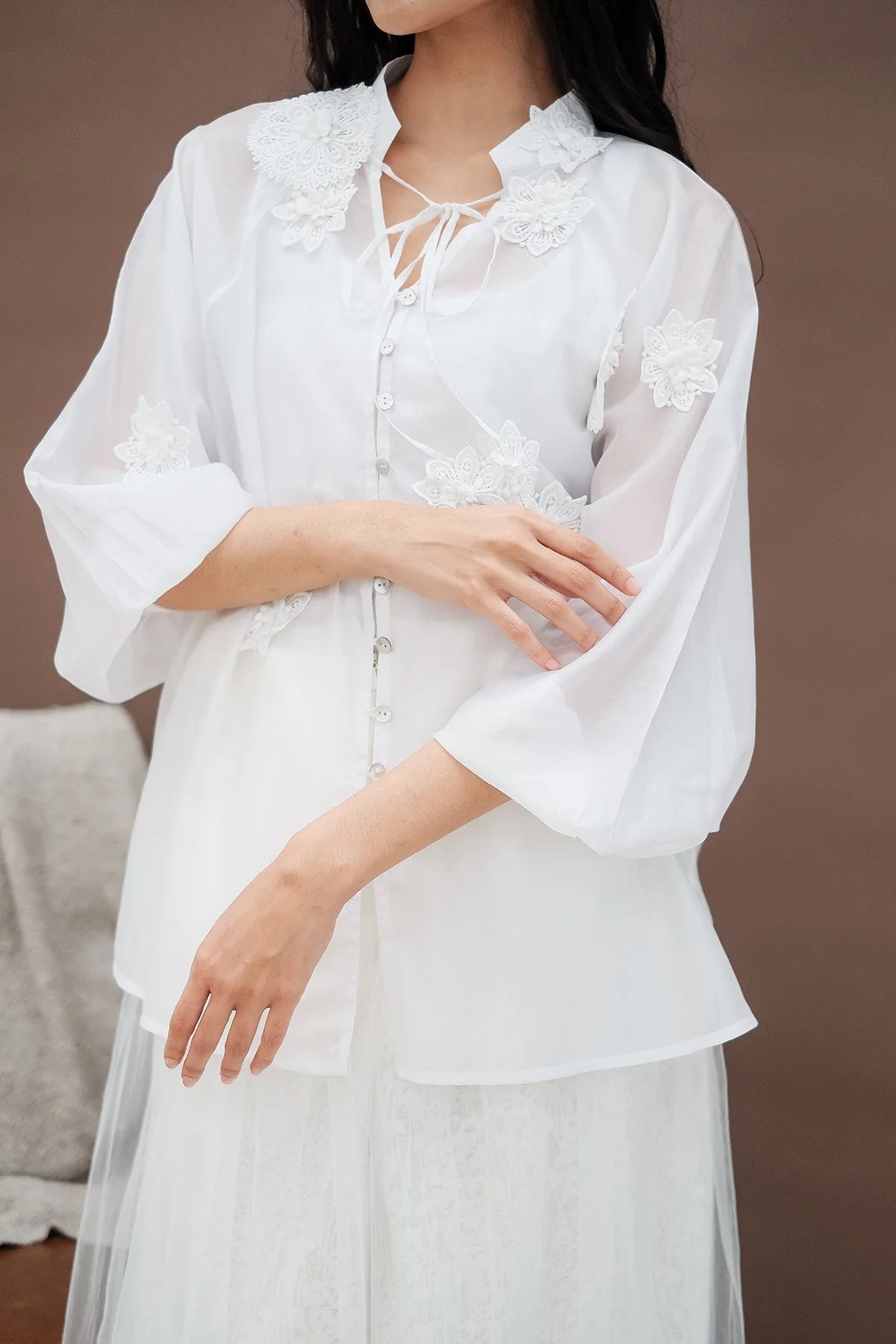 Amara Blouse Off White