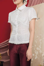 Ami Top Polka White