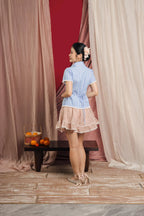 Ami Top Striped Blue