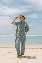 Ari Long Pants Misty Blue