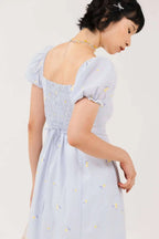 Aria Dress Lemon Stripes