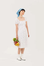 Aria Dress White Eyelet