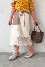 Atlas Petite Skirt Beige/Brown