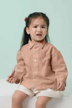 Bira Petite Shirt Milk Tea