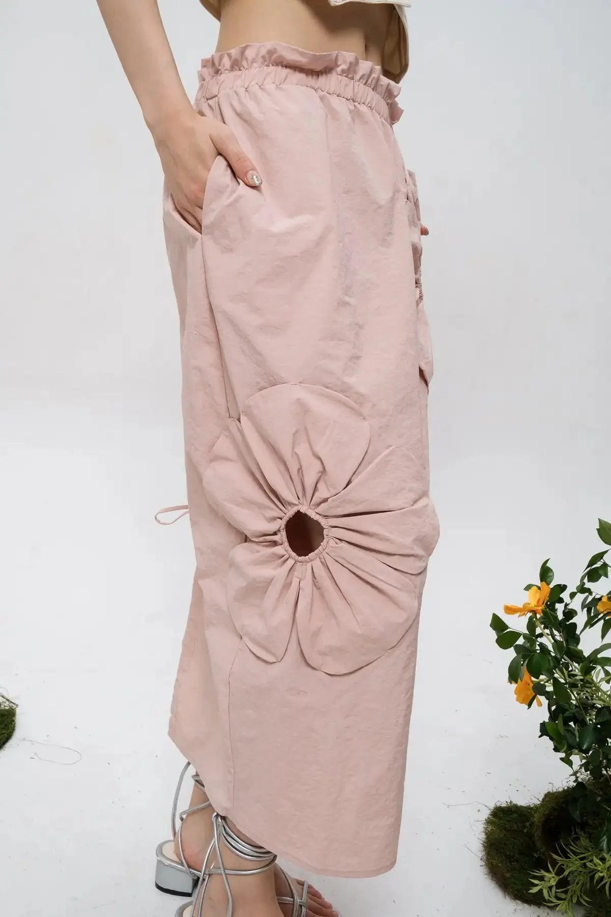 Bloom Skirt Dusty Pink