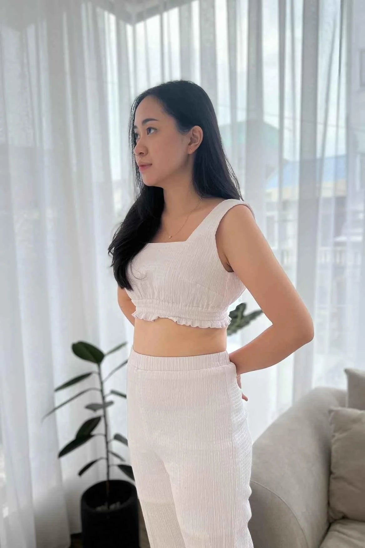 Bobbi Bra Top Cloud White
