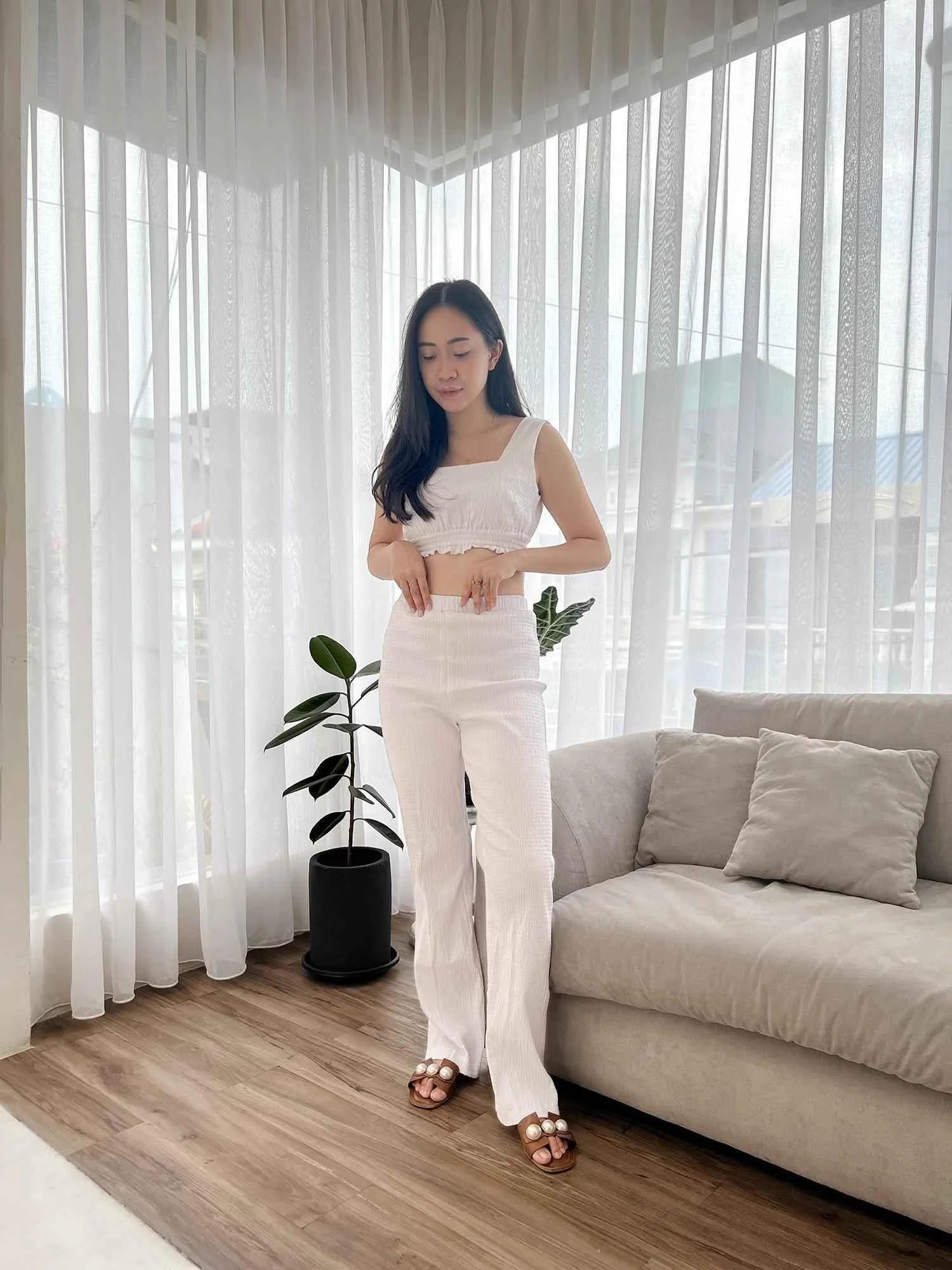 Bobbi Bra Top Cloud White