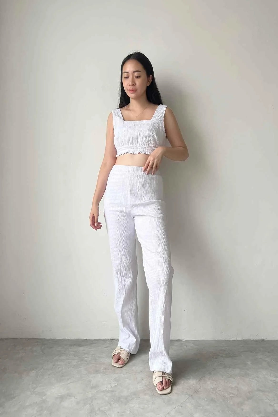Bobbi Bra Top Cloud White