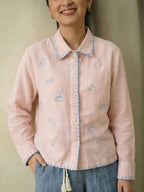 Brunch Shirt L/S Pink/Blue