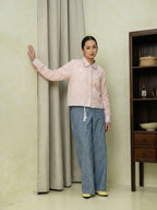 Brunch Shirt L/S Pink/Blue