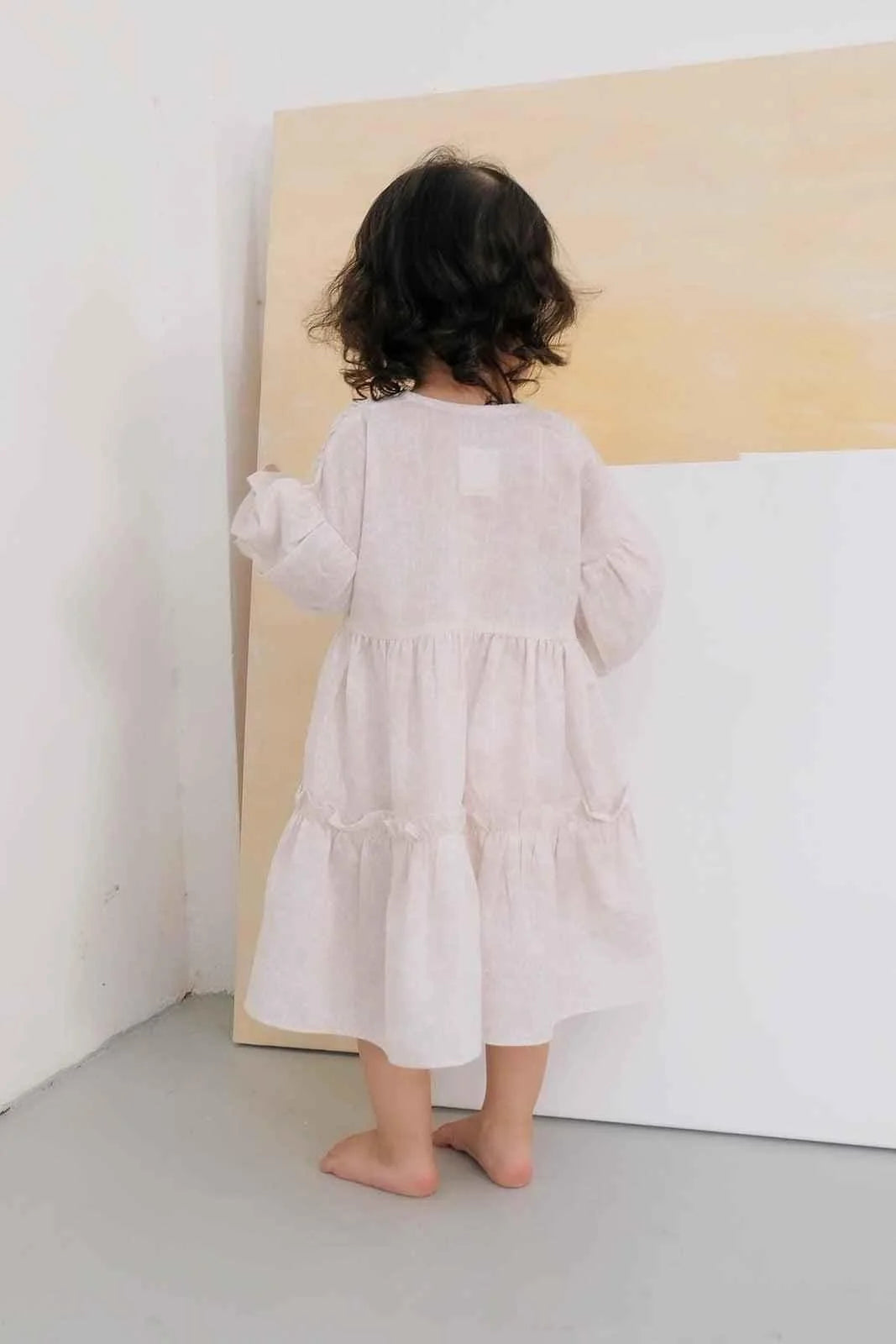 Buih Petite Dress Nude