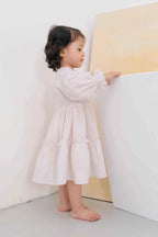 Buih Petite Dress Nude