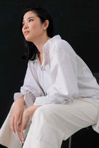 Buih Tunic Dress Light Grey