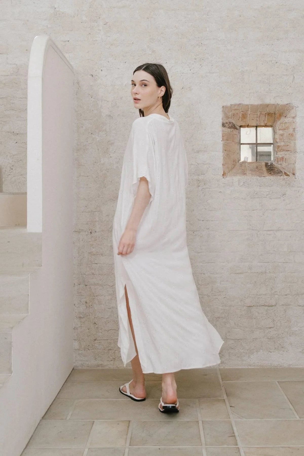 Buro Dress Off White