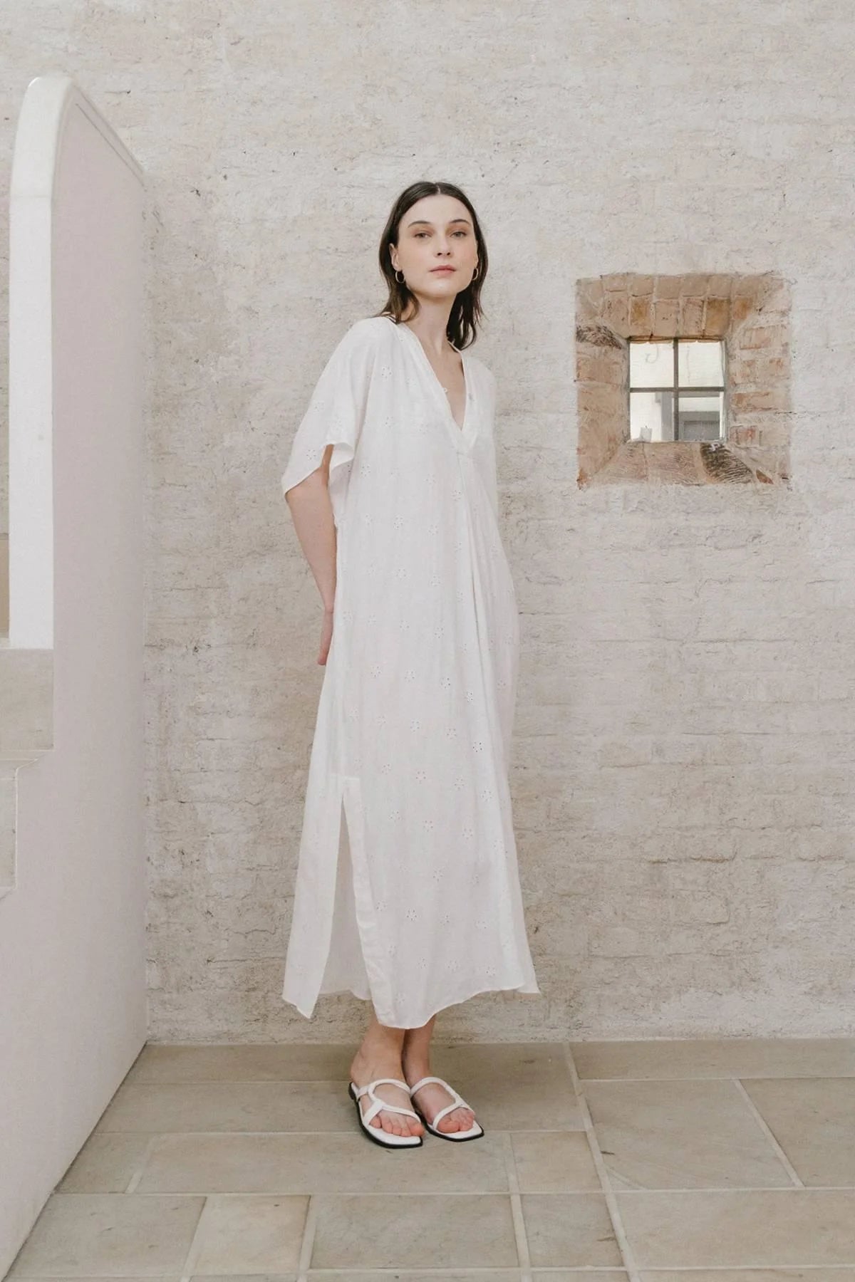 Buro Dress Off White