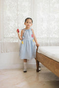 Capri Petite Dress Gingham Blue