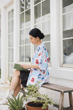 Capri Shirt Red &amp; White