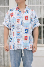 Capri Shirt Red &amp; White