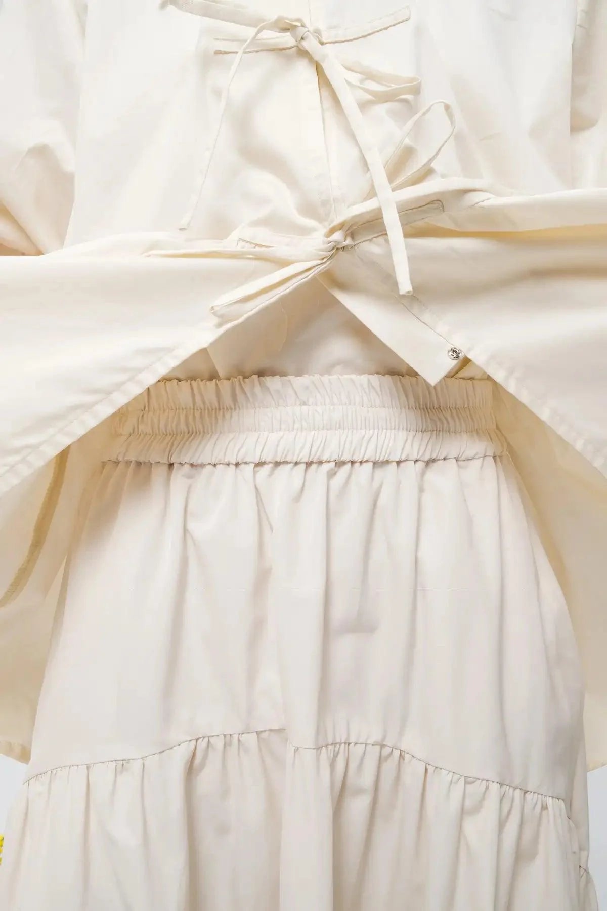 Carlyn Blouse &amp; Dress Set Ecru