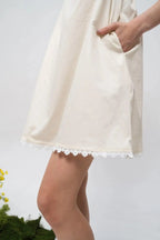 Carlyn Blouse &amp; Dress Set Ecru