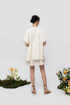 Carlyn Blouse &amp; Dress Set Ecru