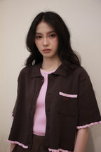 Casa Knitted Top Walnut-Berry