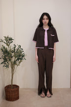 Casa Knitted Top Walnut-Berry