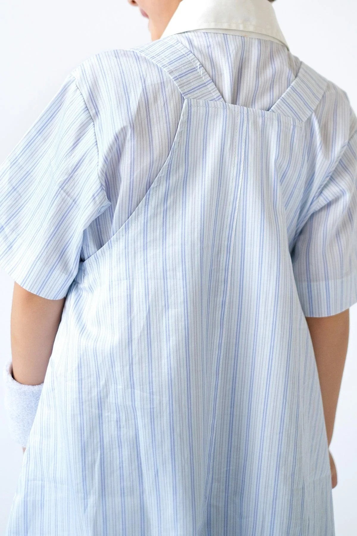 Ceto Petite Jumpsuit Blue Purple Stripes