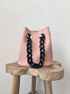 Chaine Bucket Bag Pink