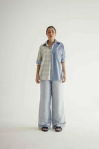 Copain Shirt Grey Blue