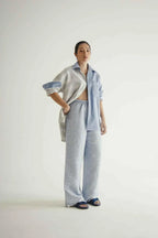Copain Shirt Grey Blue