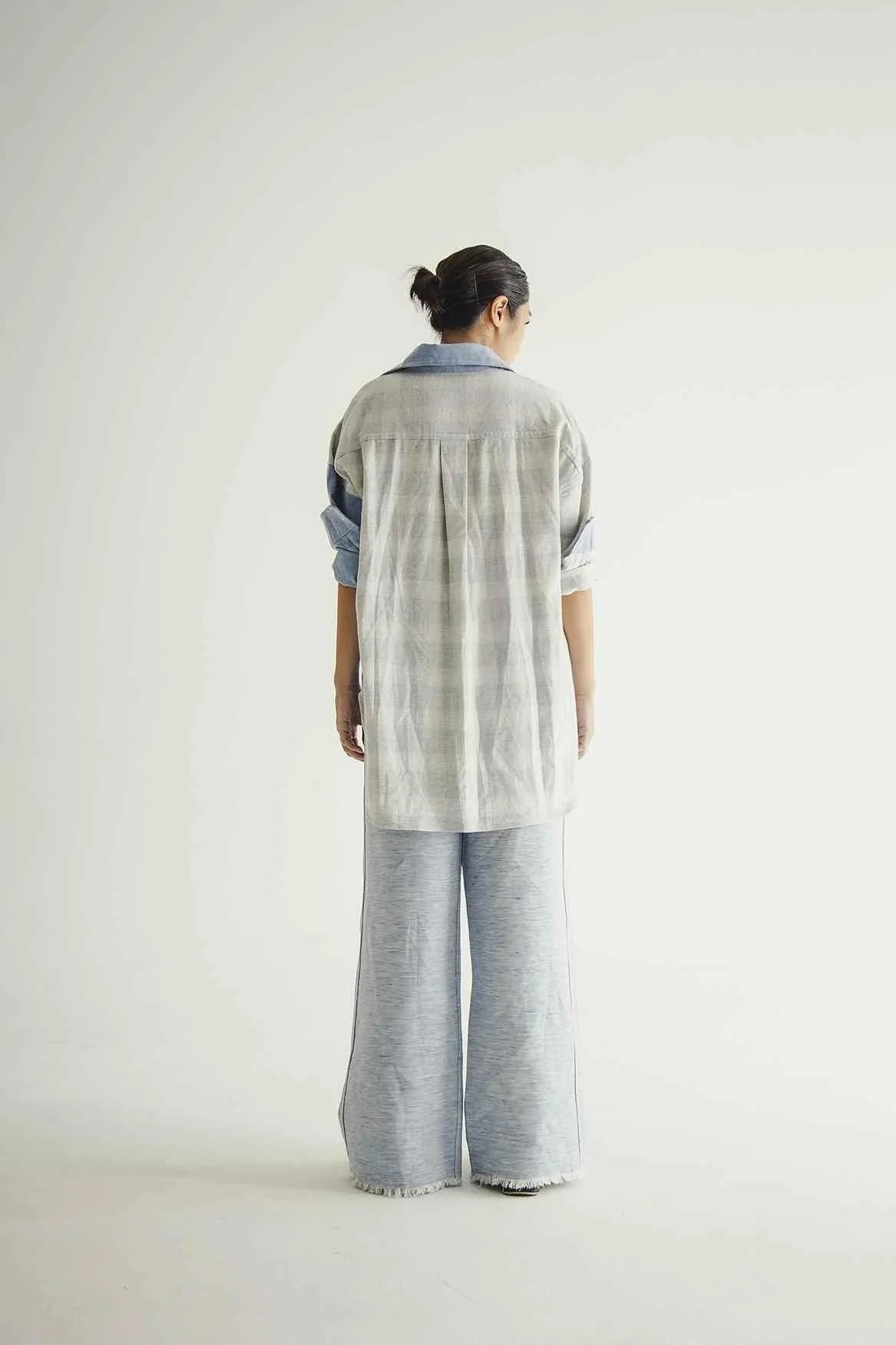 Copain Shirt Grey Blue